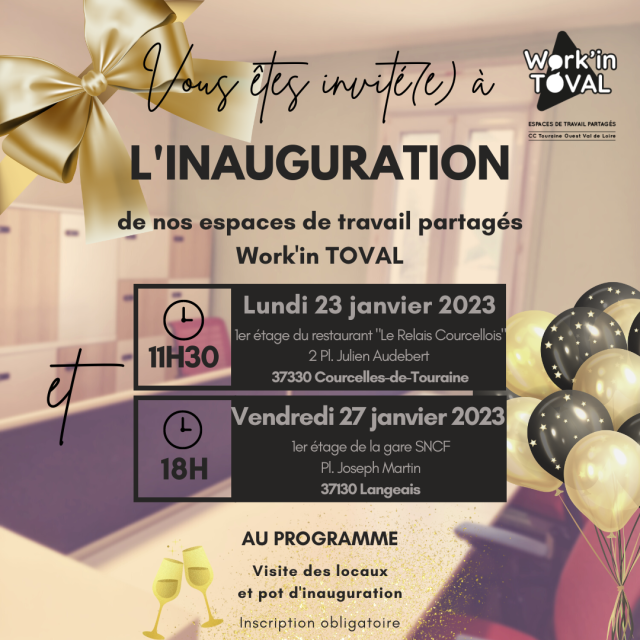 INAUGURATION WORK’IN TOVAL