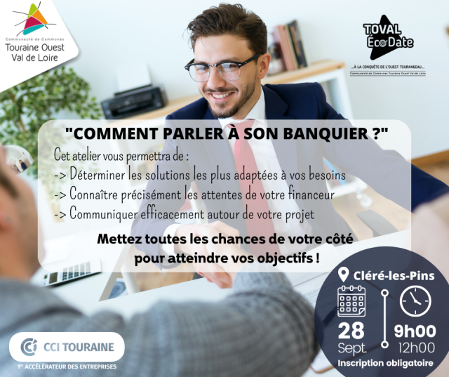 [Atelier gratuit – Comment parler à son banquier ? – INSCRIPTION OBLIGATOIRE ]🗣